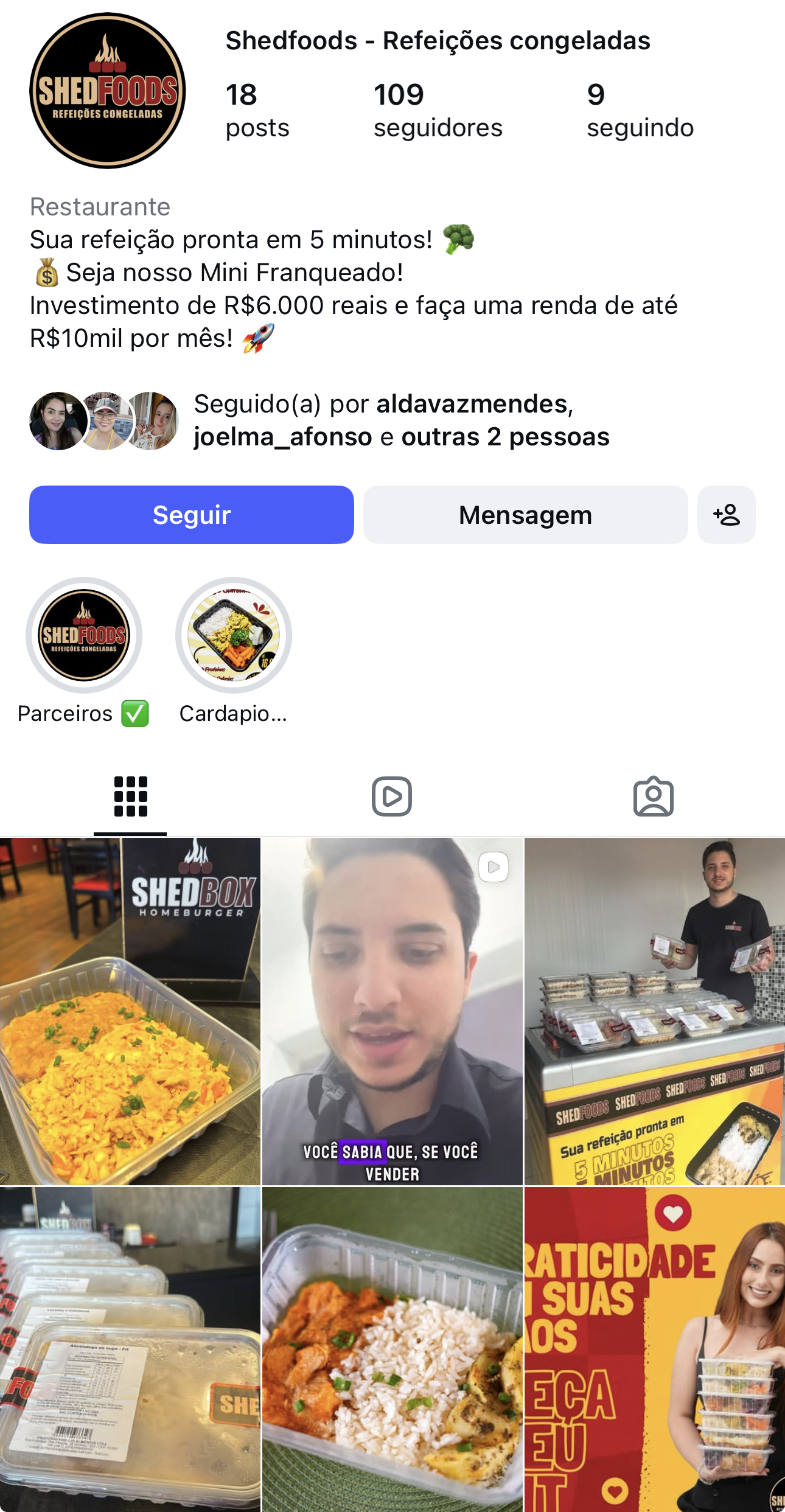 Instagram ShedFoods